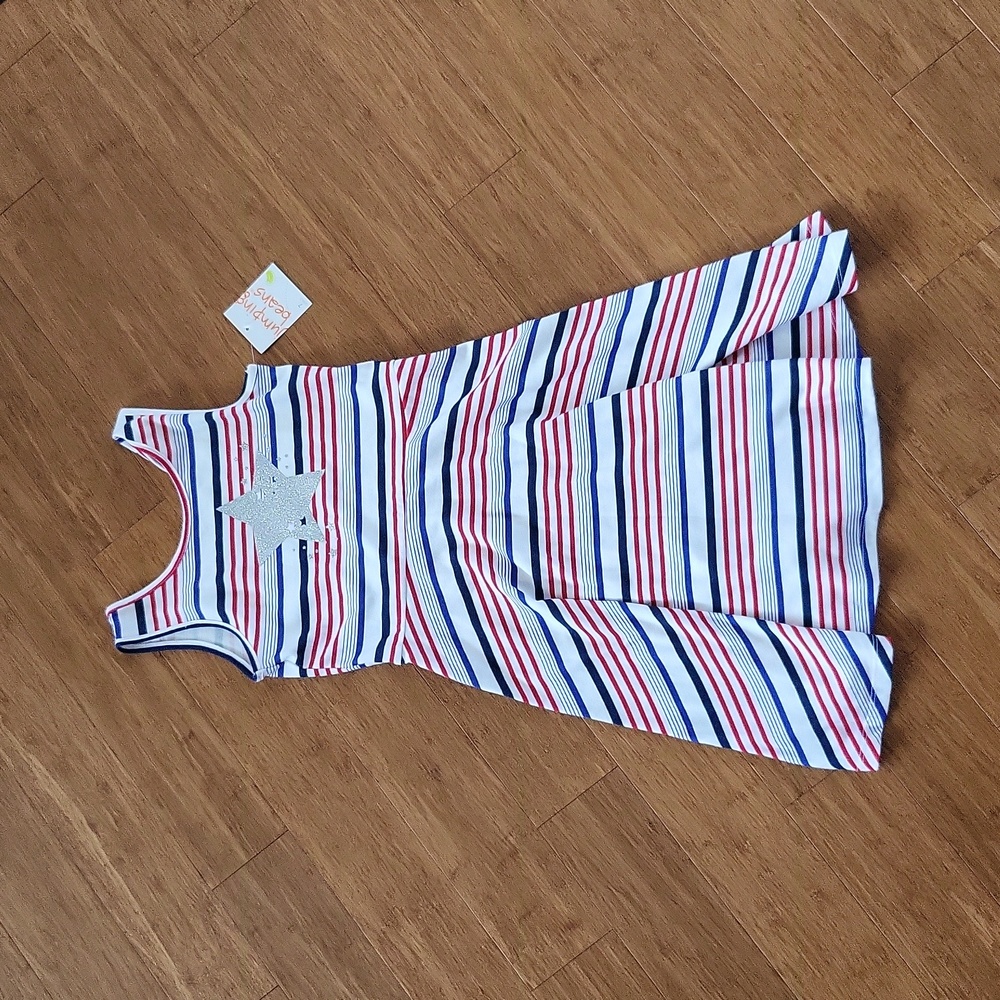Red, White, Blue girls dress